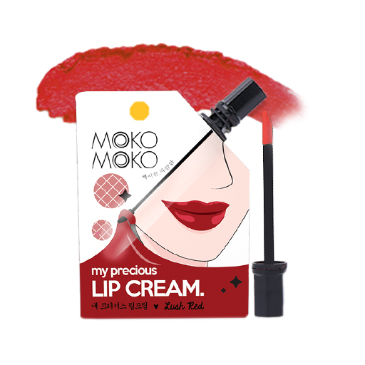 moko moko lip cream red